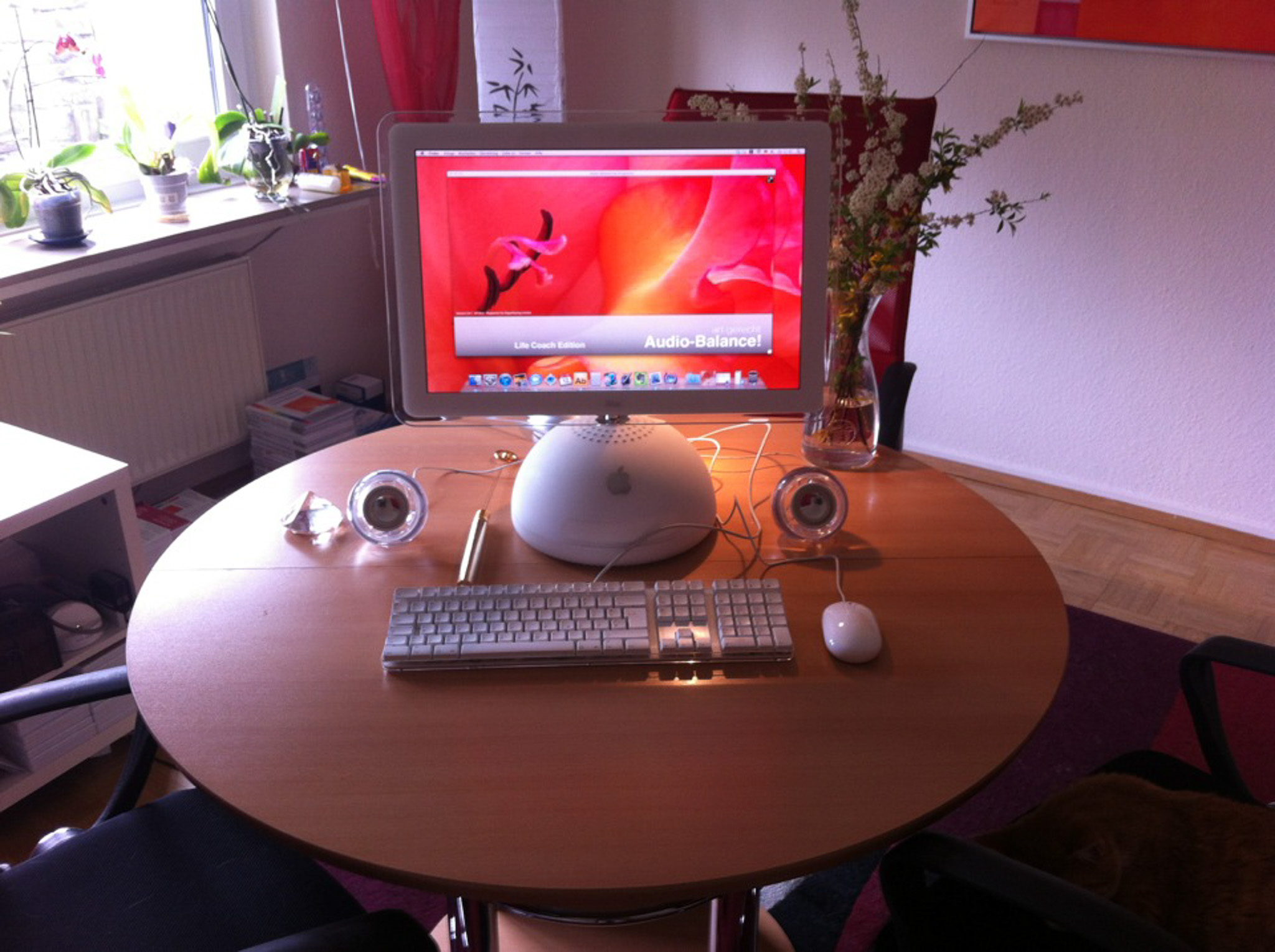 Audio-Balance! auf einem frühen iMac